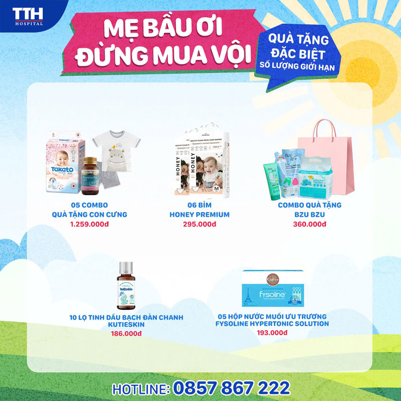 Quà tặng hấp dẫn dành cho mẹ và bé