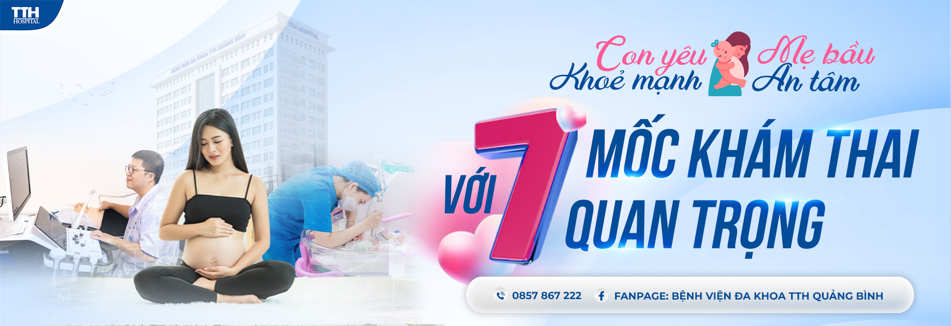Con yêu khỏe mạnh mẹ bầu an tâm với 7 mốc khám thai quan trọng