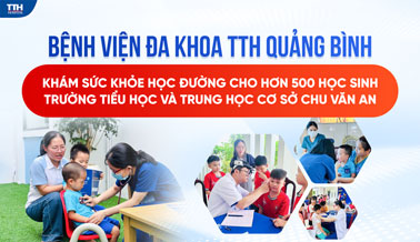 KHÁM SỨC KHỎE HỌC ĐƯỜNG CHO HƠN 500 HỌC SINH TRƯỜNG TIỂU HỌC VÀ TRUNG HỌC CƠ SỞ CHU VĂN AN