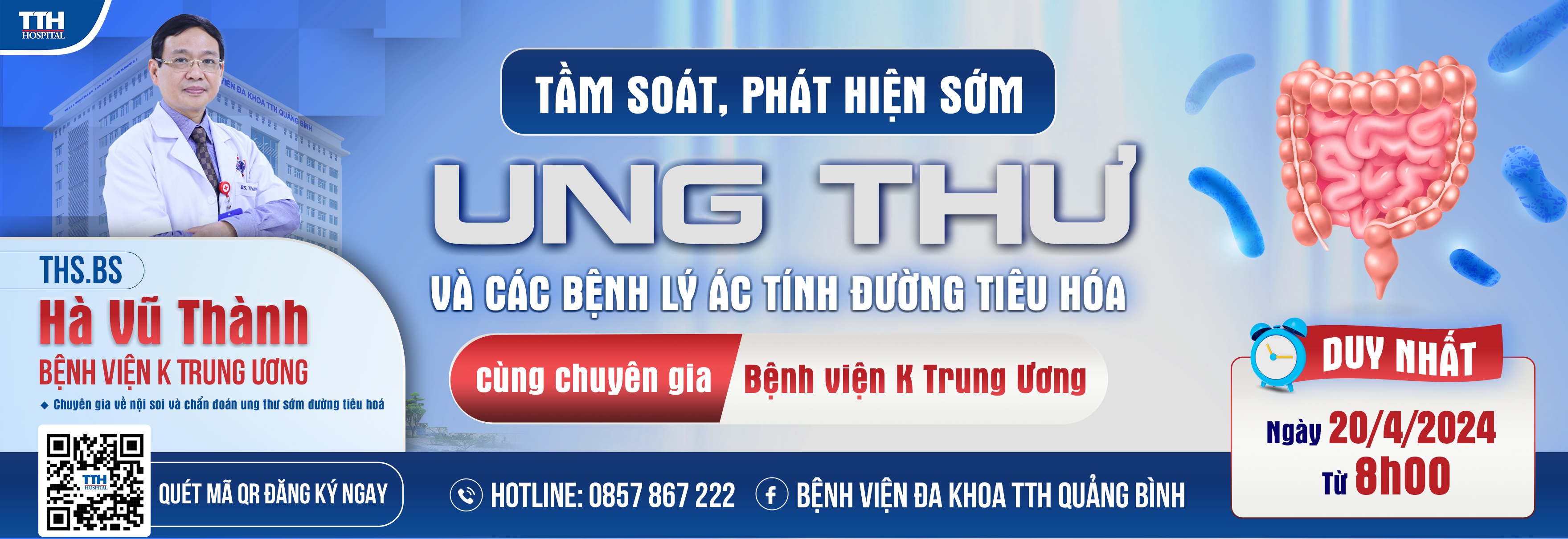 Chương trình chuyên gia nội cùng bác sĩ bệnh viện K Trung Ương tại Bệnh viện Đa Khoa TTH Quảng Bình