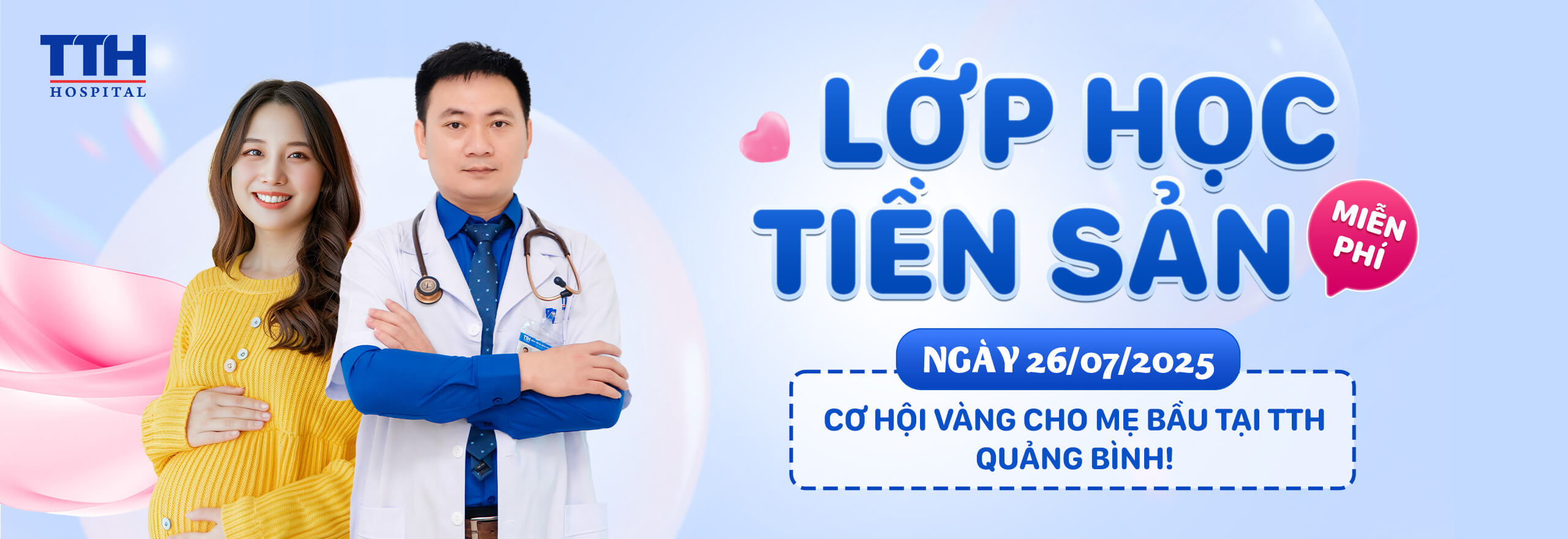 LỚP HỌC TIỀN SẢN MIỄN PHÍ NGÀY 26/07/2025