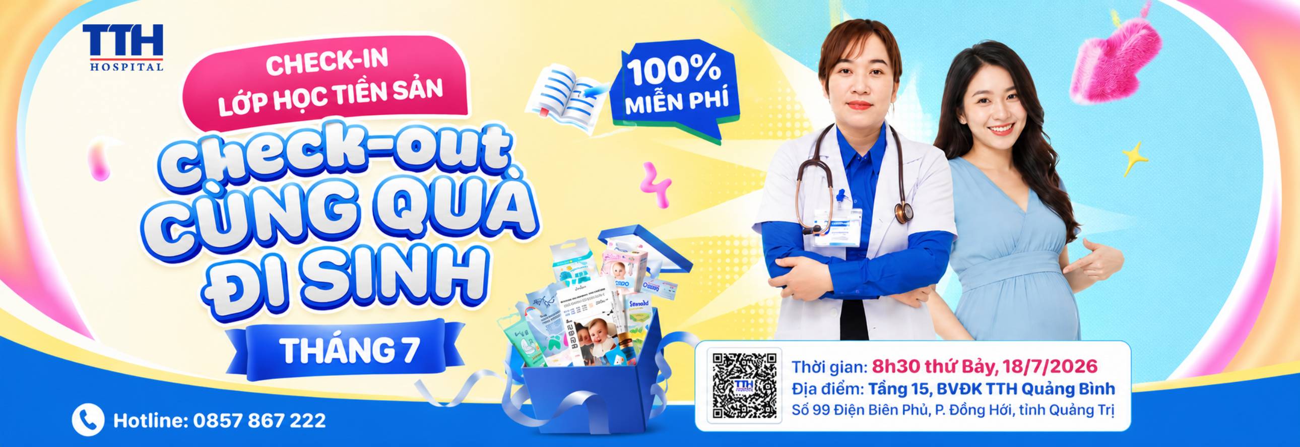 LỚP HỌC TIỀN SẢN THÁNG 7: ĐỒNG HÀNH CÙNG MẸ BẦU TRÊN HÀNH TRÌNH CHÀO ĐÓN CON YÊU
