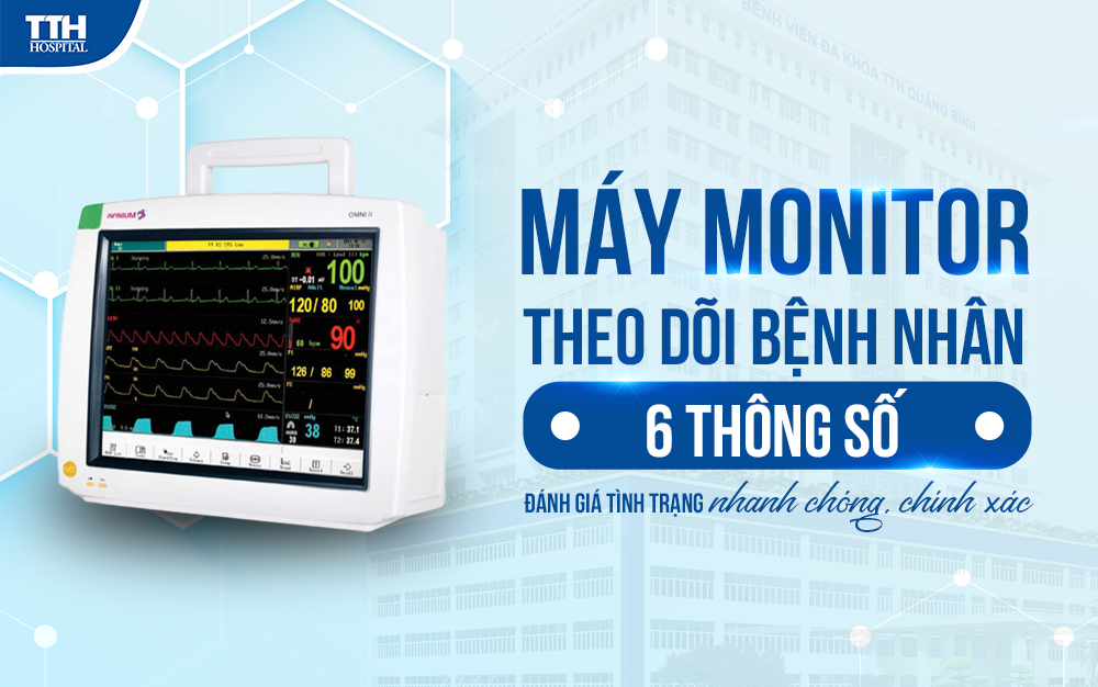 Vai trò của máy Monitor theo dõi bệnh nhân