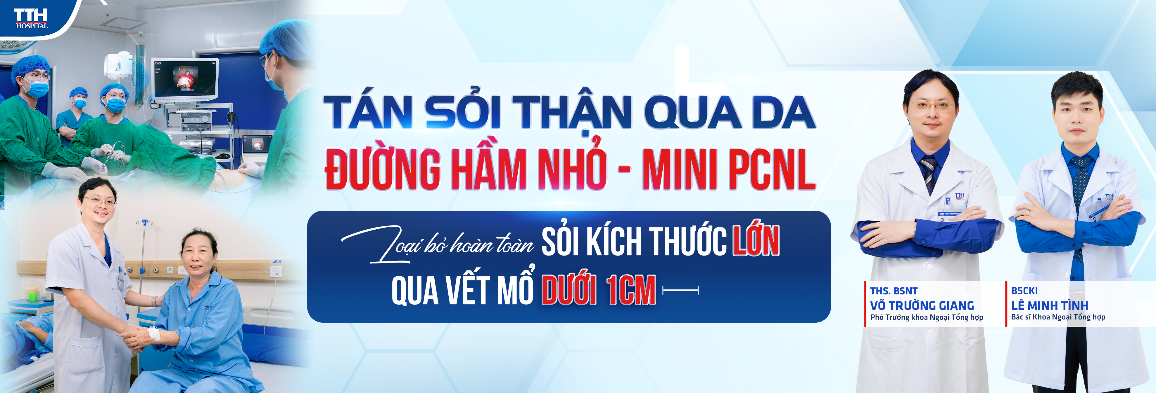 Bệnh viện Đa khoa TTH Quảng Bình thực hiện thành công kỹ thuật nội soi tán sỏi thận qua da