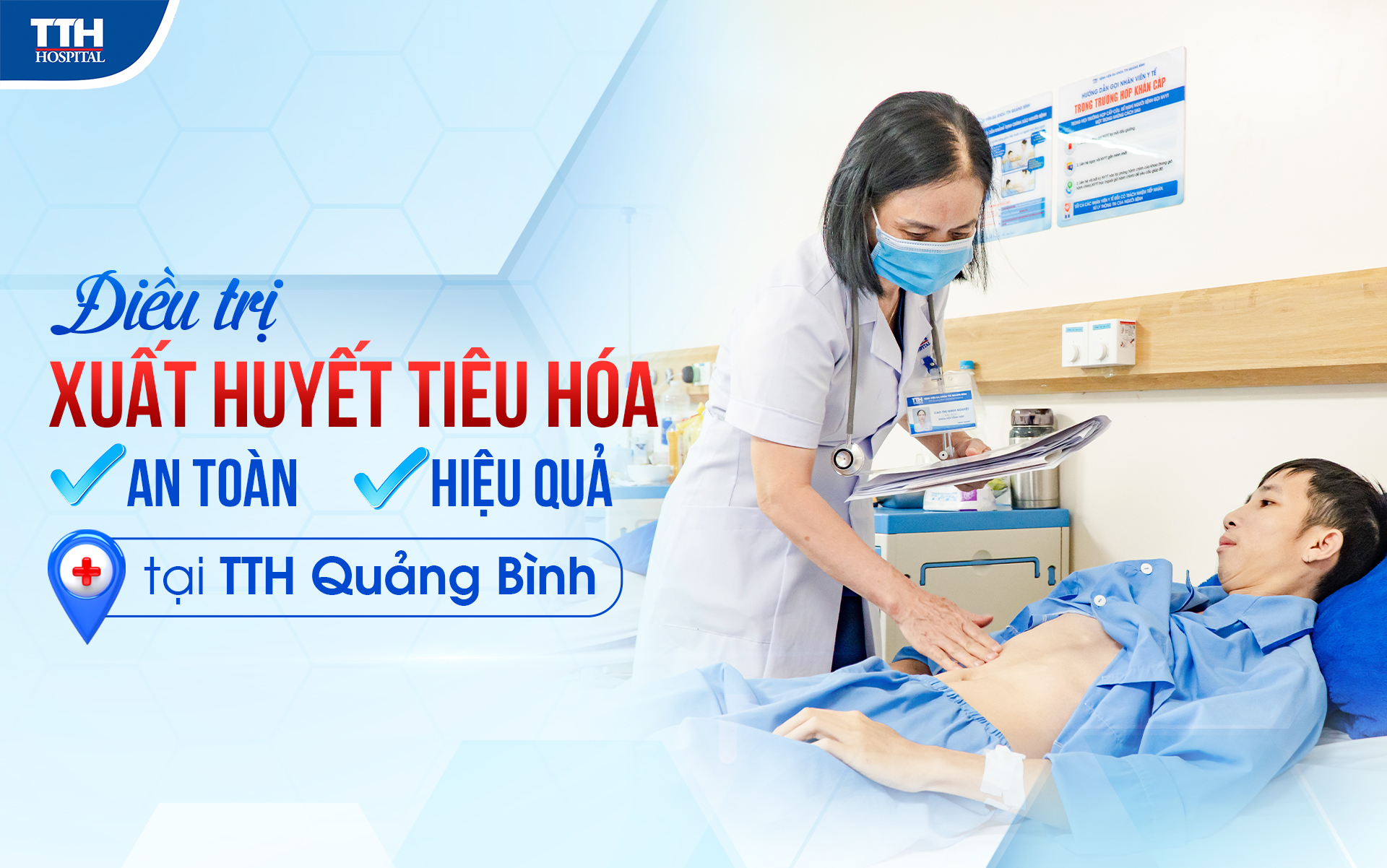 Điều trị xuất huyết tiêu hóa an toàn - hiệu quảng tại Bệnh Viện Đa Khoa TTH Quảng Bình